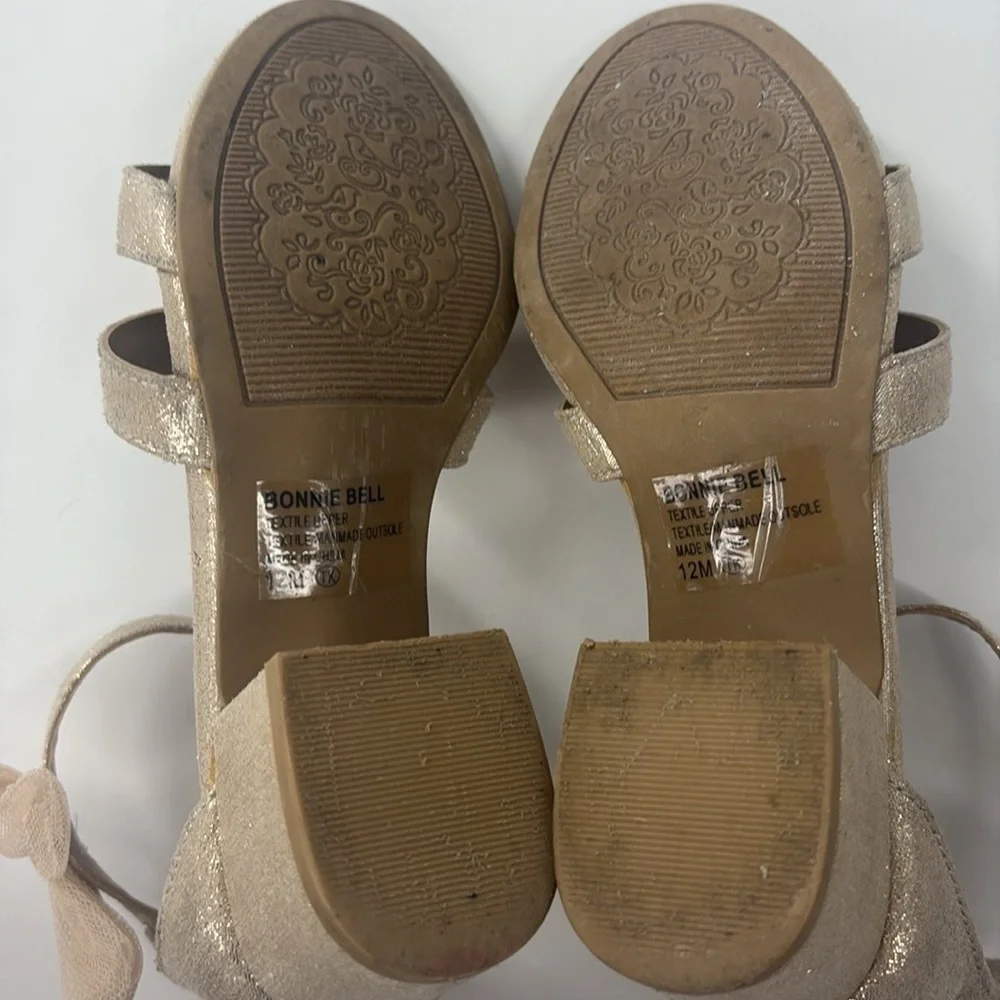 JELLYPOP BRILLIANT GIRLS’ Size FASHION HEEL Bonnie Bell  Golden Zip Back- Sz 12 - Picture 8 of 8